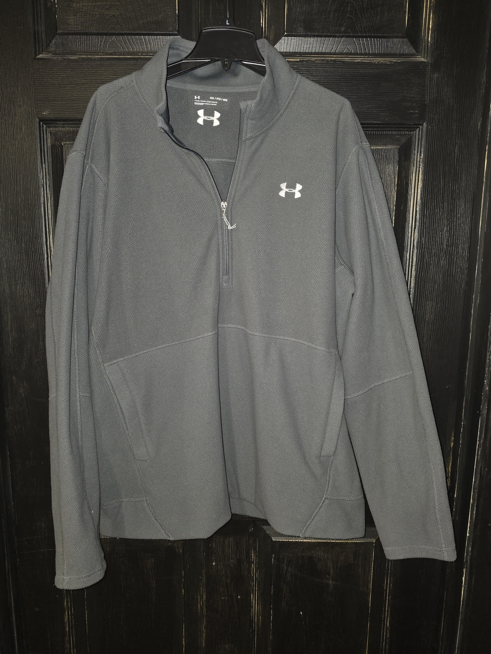 Under Armour Men's Gray Quarter-Zip Pullover Jacket 4XL